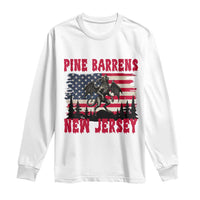 Patriotic Jersey Devil Long Sleeve Shirt Pine Barrens New Jersey Cryptid