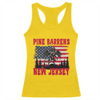 Patriotic Jersey Devil Racerback Tank Top Pine Barrens New Jersey Cryptid