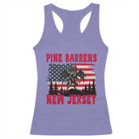 Patriotic Jersey Devil Racerback Tank Top Pine Barrens New Jersey Cryptid