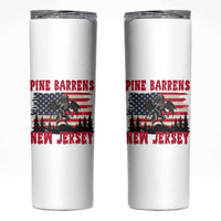 Patriotic Jersey Devil Skinny Tumbler Pine Barrens New Jersey Cryptid