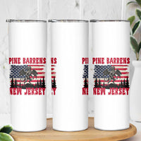 Patriotic Jersey Devil Skinny Tumbler Pine Barrens New Jersey Cryptid