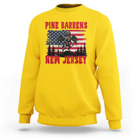 Patriotic Jersey Devil Sweatshirt Pine Barrens New Jersey Cryptid