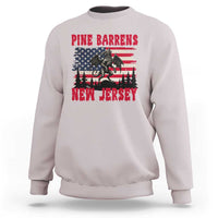 Patriotic Jersey Devil Sweatshirt Pine Barrens New Jersey Cryptid