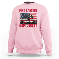 Patriotic Jersey Devil Sweatshirt Pine Barrens New Jersey Cryptid