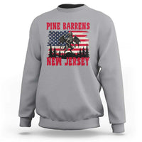 Patriotic Jersey Devil Sweatshirt Pine Barrens New Jersey Cryptid