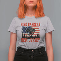 Patriotic Jersey Devil T Shirt For Women Pine Barrens New Jersey Cryptid