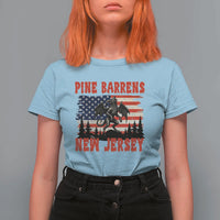 Patriotic Jersey Devil T Shirt For Women Pine Barrens New Jersey Cryptid