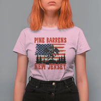 Patriotic Jersey Devil T Shirt For Women Pine Barrens New Jersey Cryptid
