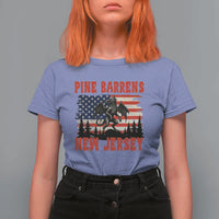Patriotic Jersey Devil T Shirt For Women Pine Barrens New Jersey Cryptid