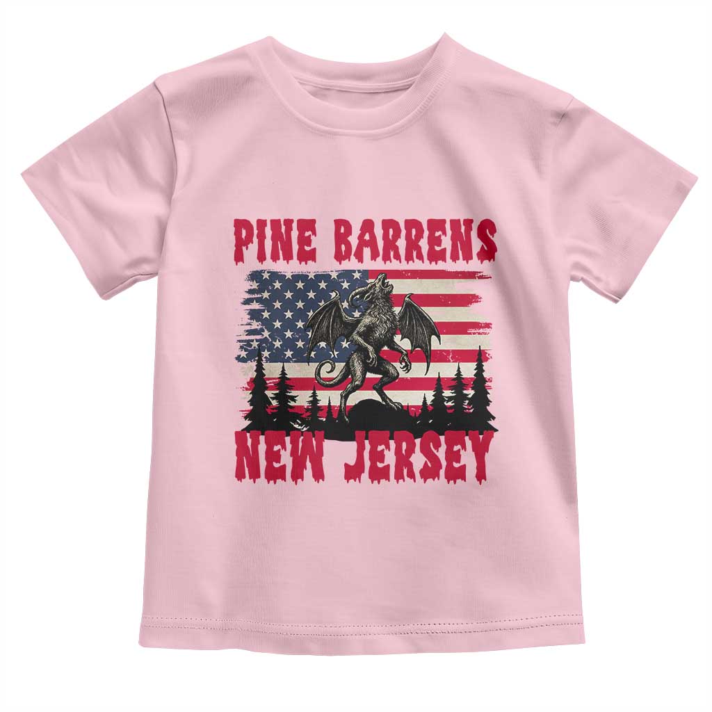 Patriotic Jersey Devil Toddler T Shirt Pine Barrens New Jersey Cryptid