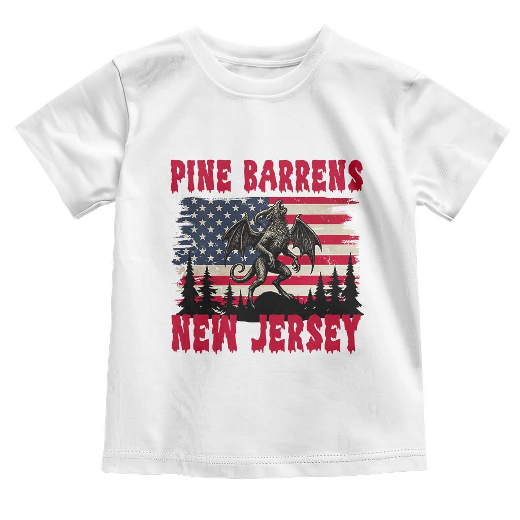 Patriotic Jersey Devil Toddler T Shirt Pine Barrens New Jersey Cryptid