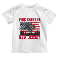 Patriotic Jersey Devil Toddler T Shirt Pine Barrens New Jersey Cryptid