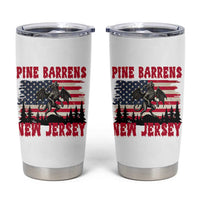 Patriotic Jersey Devil Tumbler Cup Pine Barrens New Jersey Cryptid