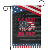 Patriotic Jersey Devil Garden Flag Pine Barrens New Jersey Cryptid