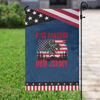Patriotic Jersey Devil Garden Flag Pine Barrens New Jersey Cryptid