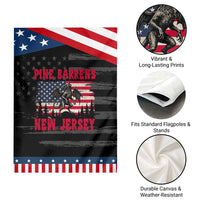 Patriotic Jersey Devil Garden Flag Pine Barrens New Jersey Cryptid