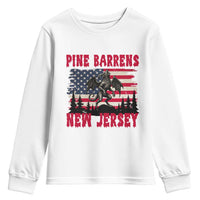 Patriotic Jersey Devil Youth Sweatshirt Pine Barrens New Jersey Cryptid