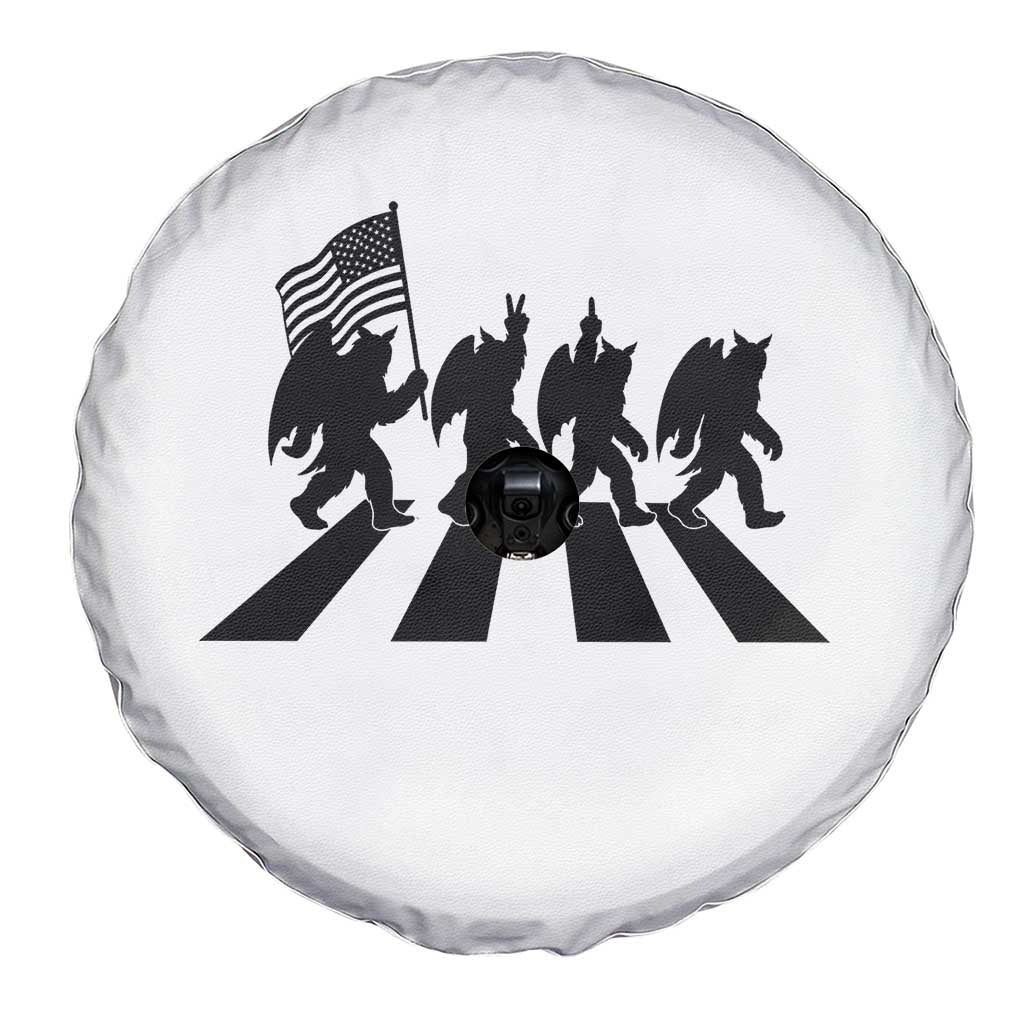Funny Patriotic Mothman Spare Tire Cover Cryptid Lover Gift