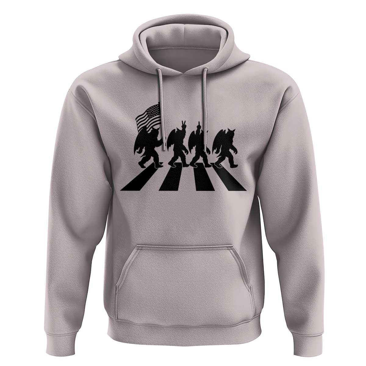 Funny Patriotic Mothman Hoodie Cryptid Lover Gift