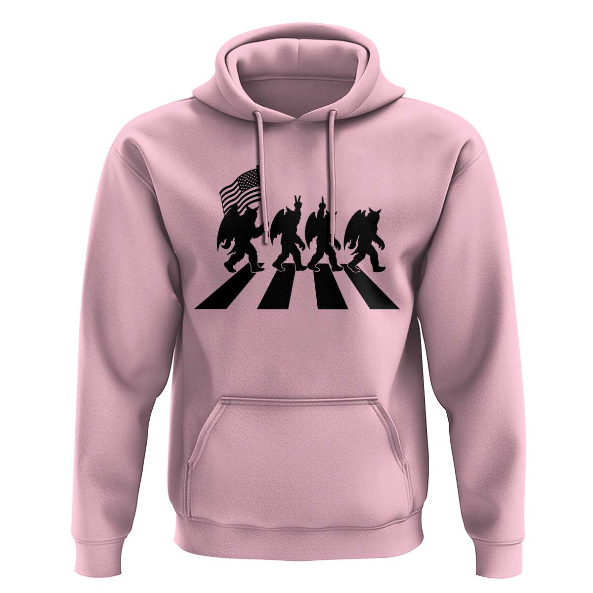 Funny Patriotic Mothman Hoodie Cryptid Lover Gift