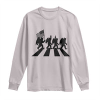 Funny Patriotic Mothman Long Sleeve Shirt Cryptid Lover Gift
