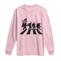Funny Patriotic Mothman Long Sleeve Shirt Cryptid Lover Gift