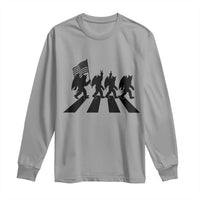Funny Patriotic Mothman Long Sleeve Shirt Cryptid Lover Gift