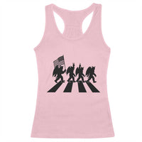 Funny Patriotic Mothman Racerback Tank Top Cryptid Lover Gift