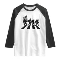 Funny Patriotic Mothman Raglan Shirt Cryptid Lover Gift