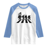 Funny Patriotic Mothman Raglan Shirt Cryptid Lover Gift