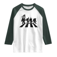 Funny Patriotic Mothman Raglan Shirt Cryptid Lover Gift