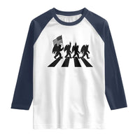 Funny Patriotic Mothman Raglan Shirt Cryptid Lover Gift