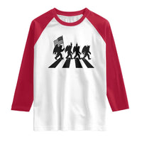 Funny Patriotic Mothman Raglan Shirt Cryptid Lover Gift