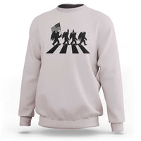 Funny Patriotic Mothman Sweatshirt Cryptid Lover Gift