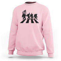 Funny Patriotic Mothman Sweatshirt Cryptid Lover Gift