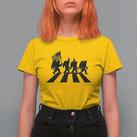 Funny Patriotic Mothman T Shirt For Women Cryptid Lover Gift