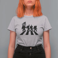 Funny Patriotic Mothman T Shirt For Women Cryptid Lover Gift