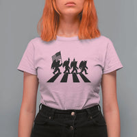 Funny Patriotic Mothman T Shirt For Women Cryptid Lover Gift