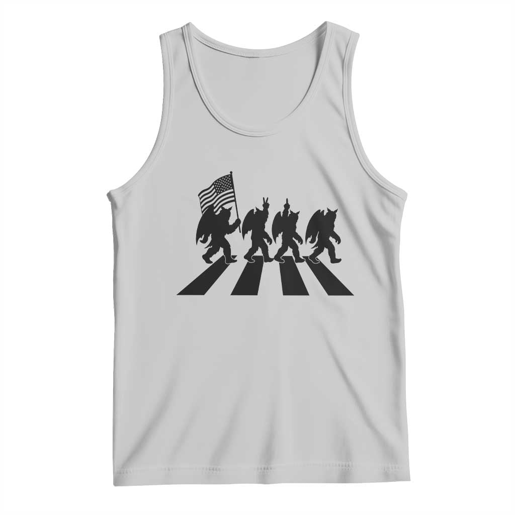 Funny Patriotic Mothman Tank Top Cryptid Lover Gift