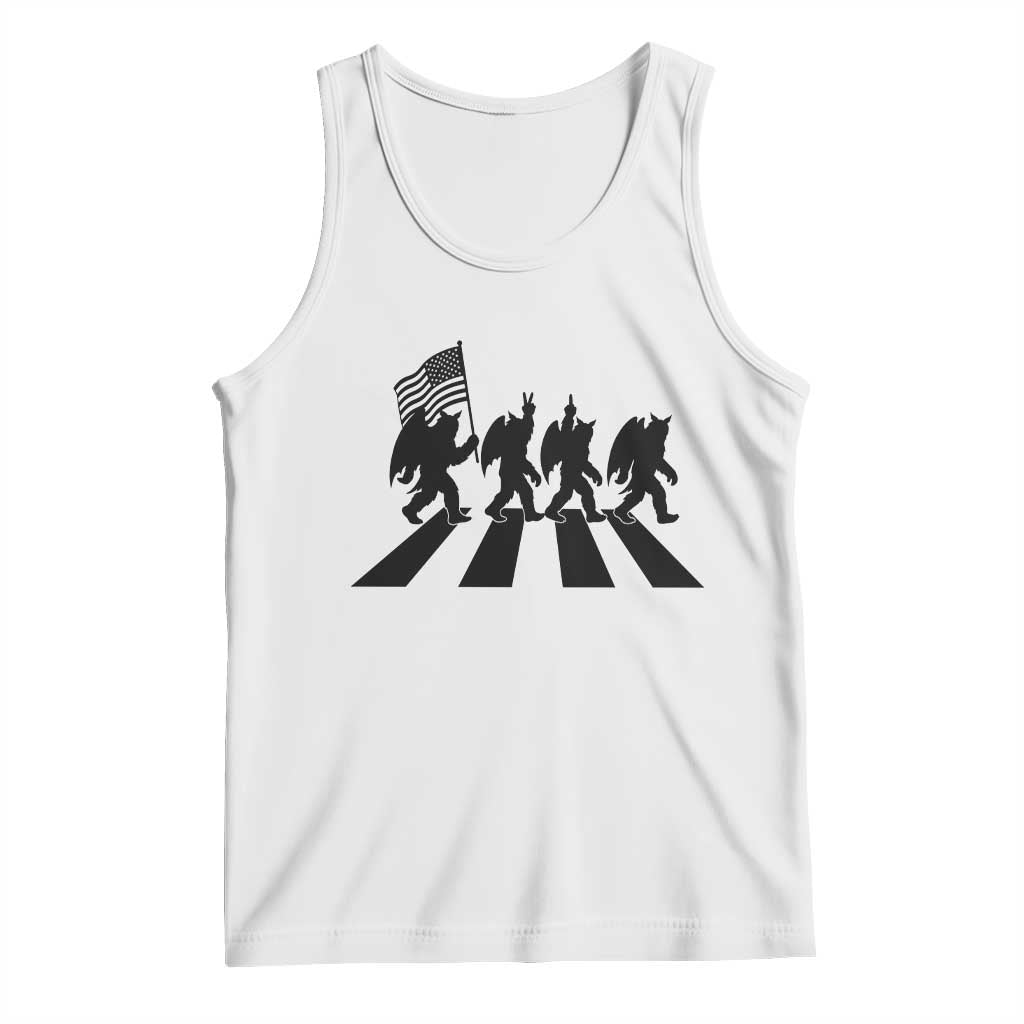 Funny Patriotic Mothman Tank Top Cryptid Lover Gift