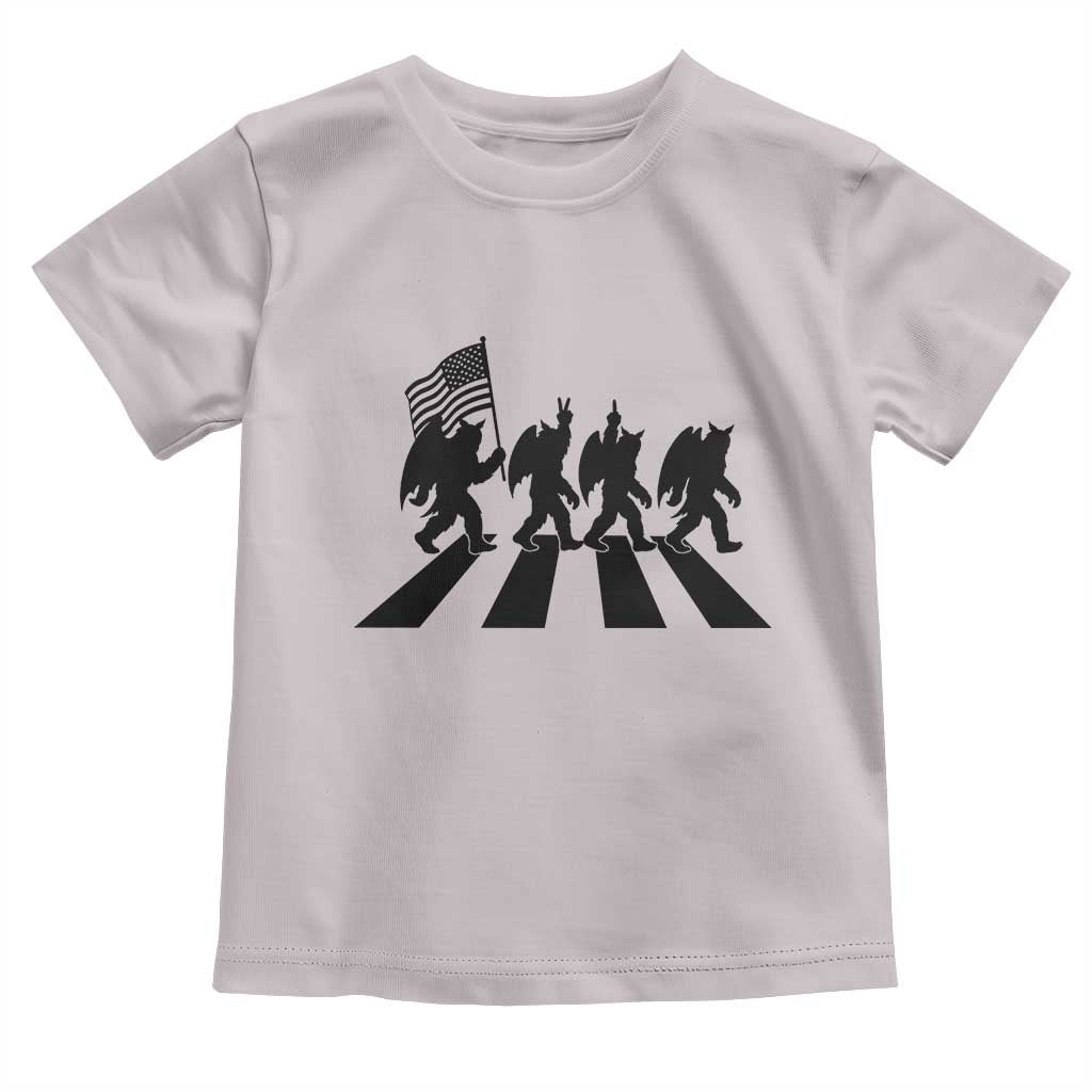 Funny Patriotic Mothman Toddler T Shirt Cryptid Lover Gift