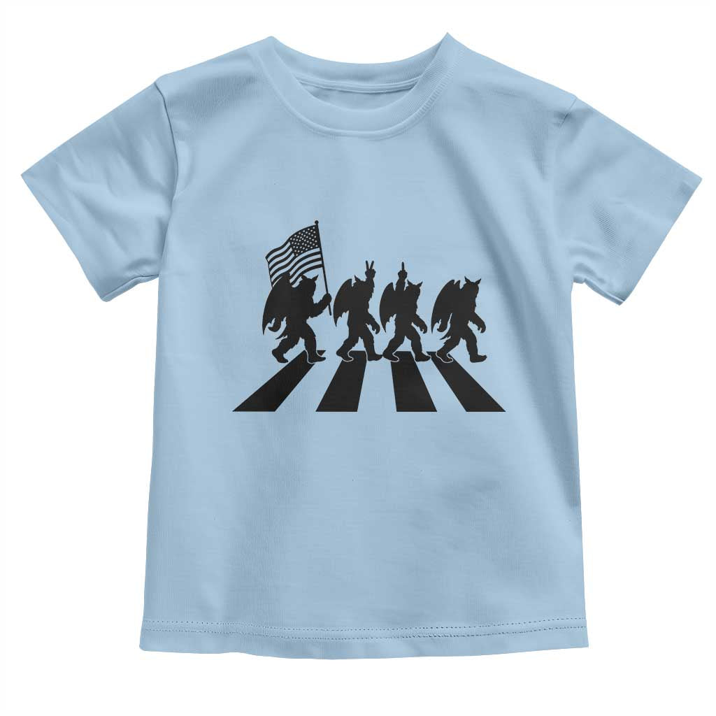 Funny Patriotic Mothman Toddler T Shirt Cryptid Lover Gift