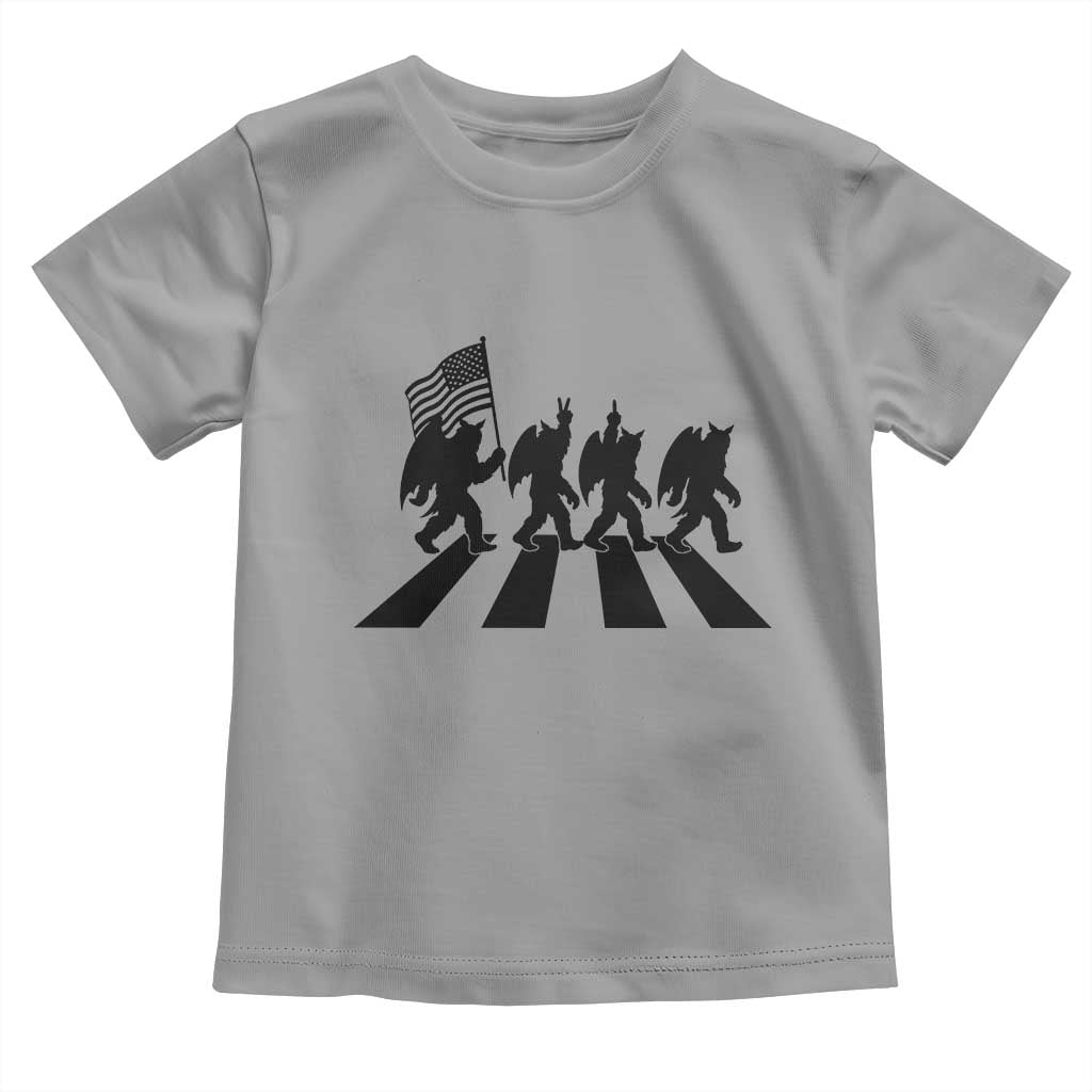 Funny Patriotic Mothman Toddler T Shirt Cryptid Lover Gift