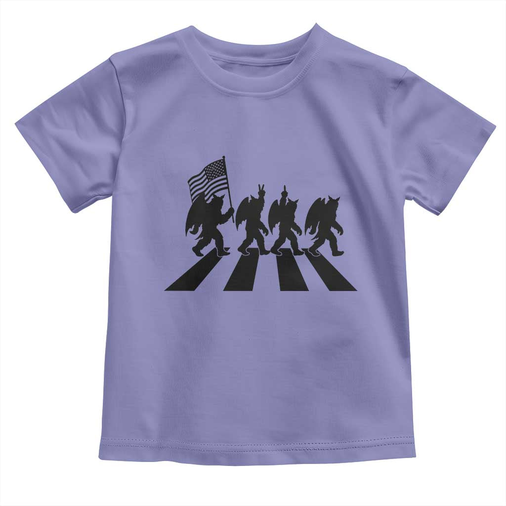 Funny Patriotic Mothman Toddler T Shirt Cryptid Lover Gift