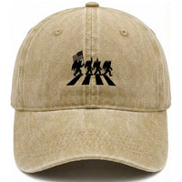 Funny Patriotic Mothman Washed Cotton Baseball Cap Cryptid Lover Gift
