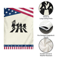 Funny Patriotic Mothman Garden Flag Cryptid Lover Gift
