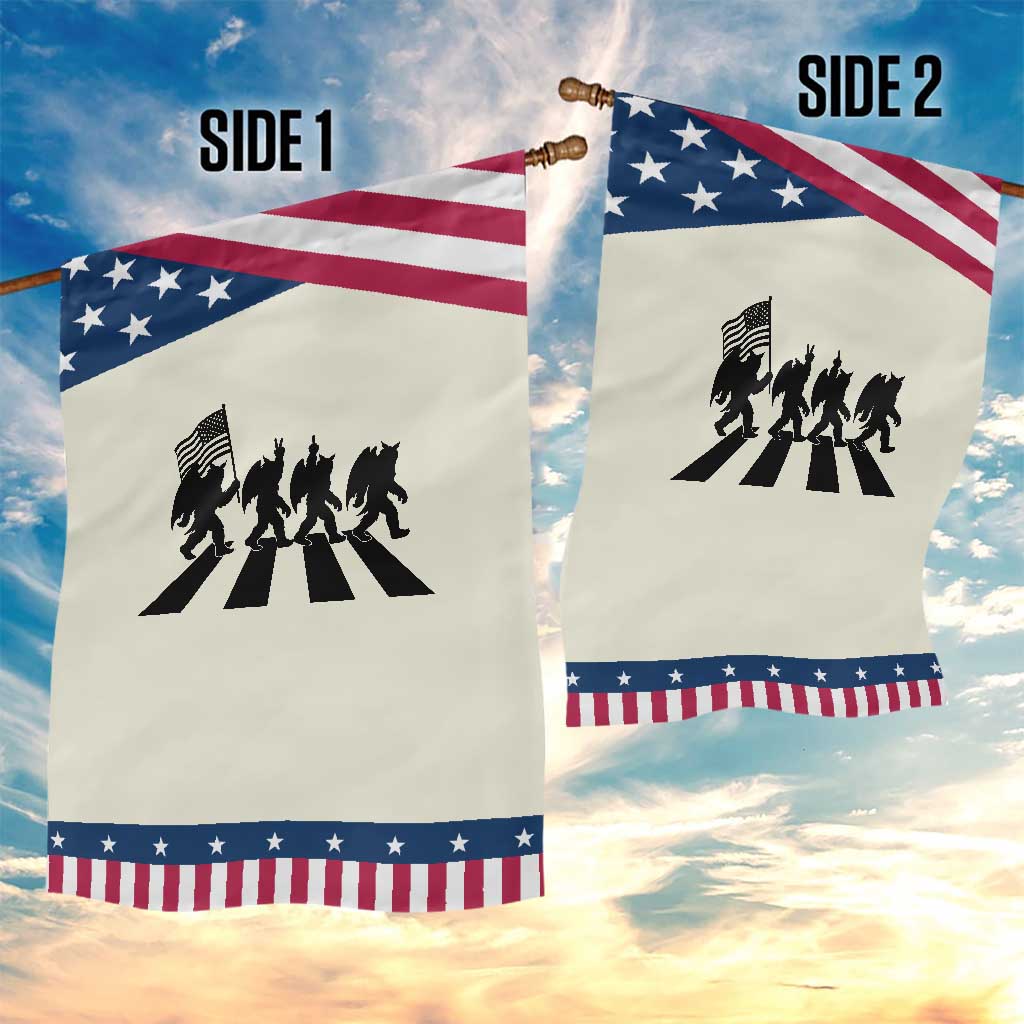 Funny Patriotic Mothman Garden Flag Cryptid Lover Gift