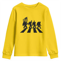 Funny Patriotic Mothman Youth Sweatshirt Cryptid Lover Gift