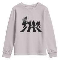 Funny Patriotic Mothman Youth Sweatshirt Cryptid Lover Gift