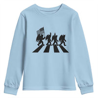 Funny Patriotic Mothman Youth Sweatshirt Cryptid Lover Gift